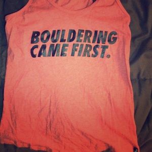 Never worn perfect rock climber girl shirt Organic